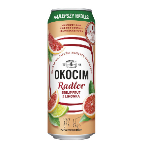 Picture of Beer Okocim Radler Grapefruit Can 2% Alc. 0.5L (Case=24)  