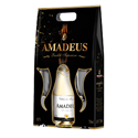 Picture of Sparkling Wine Amadeus White in gift box with 2 champagne glasses 10.5% Alc. 0.75L (Case=6)