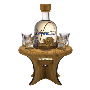 Picture of Vodka Debowa Oak Stand with 4 shots 40% Alc. 0.7L (Case=1)