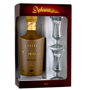 Picture of Debowa Coffee Liqueur with 2 shots 18% Alc. 0.7L (Case=1)