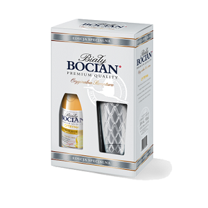 Picture of Liqueur Bocian Lemon Honey 30% in Gift box with glass  Alc. 0.5L (Case=6)