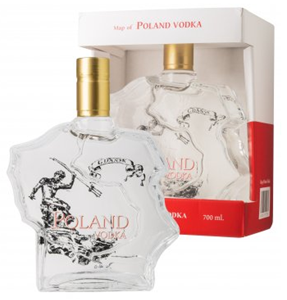 Picture of Vodka Map of Poland in Gift Box 40% Alc. 0.7L (Case=6)
