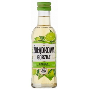 Picture of Vodka Zoladkowa Rzeska Lemon Mint 30% Alc. 0.2L (Case=20)