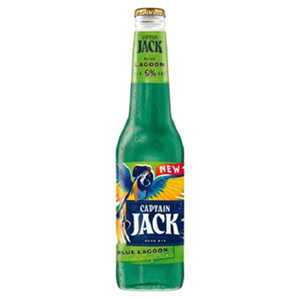 Picture of Beer Captain Jack Blue Lagoon Bottle 6% Alc. 0.4L (Case=18)