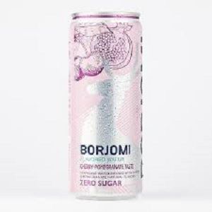 Picture of Mineral Flavoured Water Borjomi Can Cherry-Pomegranate 330ml (Case=12)