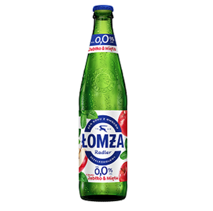 Picture of Beer Lomza Radler Apple Mint Bottle 0% Alc. 0.5L (Case=20)