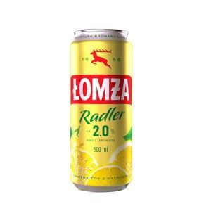 Picture of Beer Lomza Radler Lemon Can 2% Alc. 0.5L (Case=24)